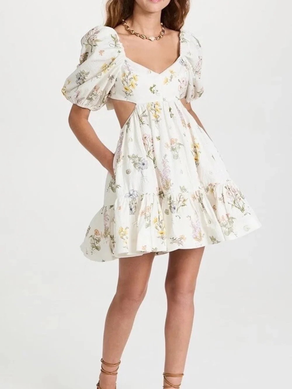 zimmerman short dress Zimmermann Alight Corset Mini Dress, Ivory, Size 4